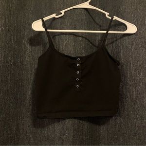 (FREE WHEN BUNDLED!) Buttoned crop top